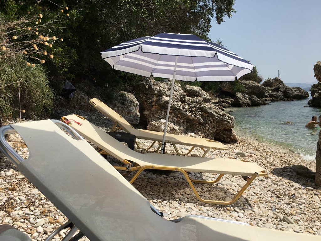 Ein Glücksort an einem griechischen Strand